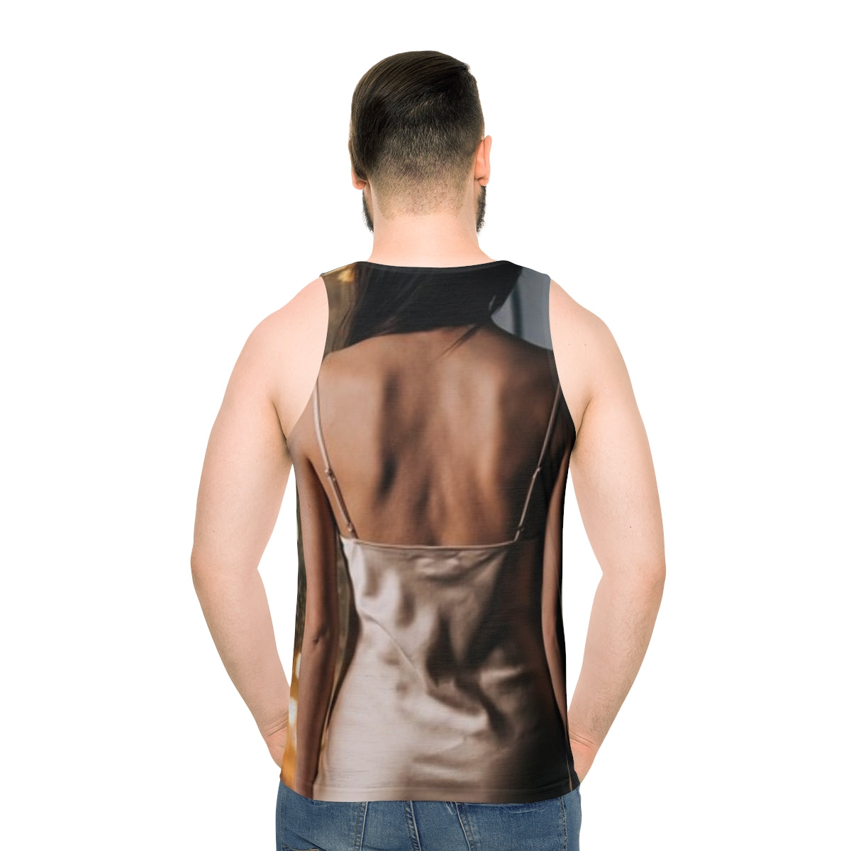 Men's Tank Top - Rainscape Grid | Echovira Gallery
