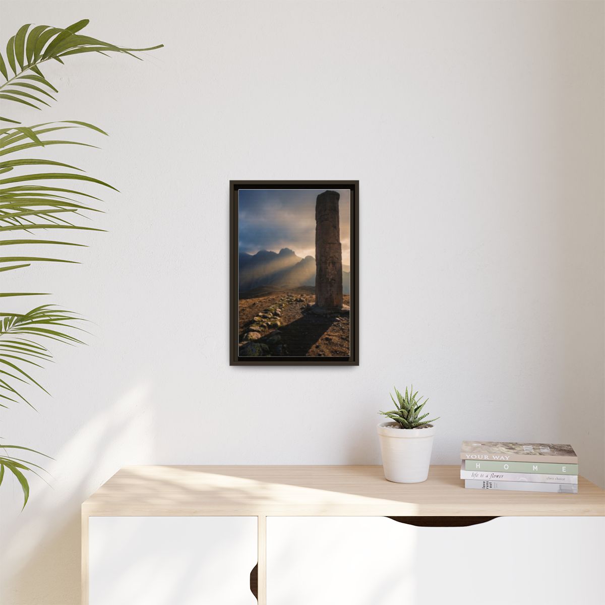 Matte Canvas, Framed - Mystic Monolith Ancient Persian... |...