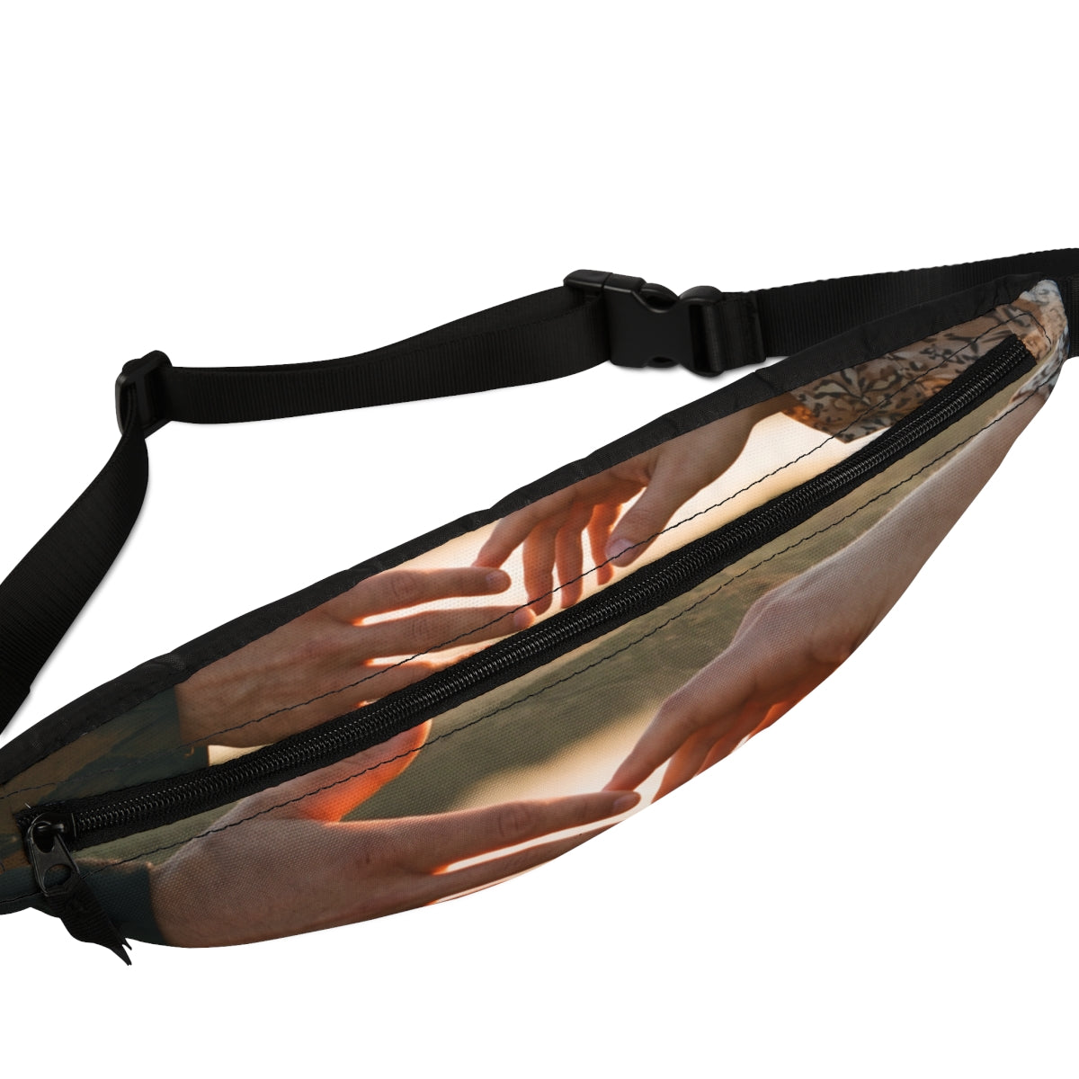 Fanny Pack - The Infinite Touch | Ethereal Coastal Art |...
