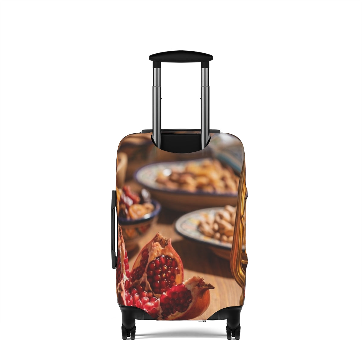 Luggage Cover - Amber Mediterranean Feast | Echovira Gallery
