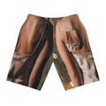 Athletic Long Shorts - Rainscape Grid | Echovira Gallery