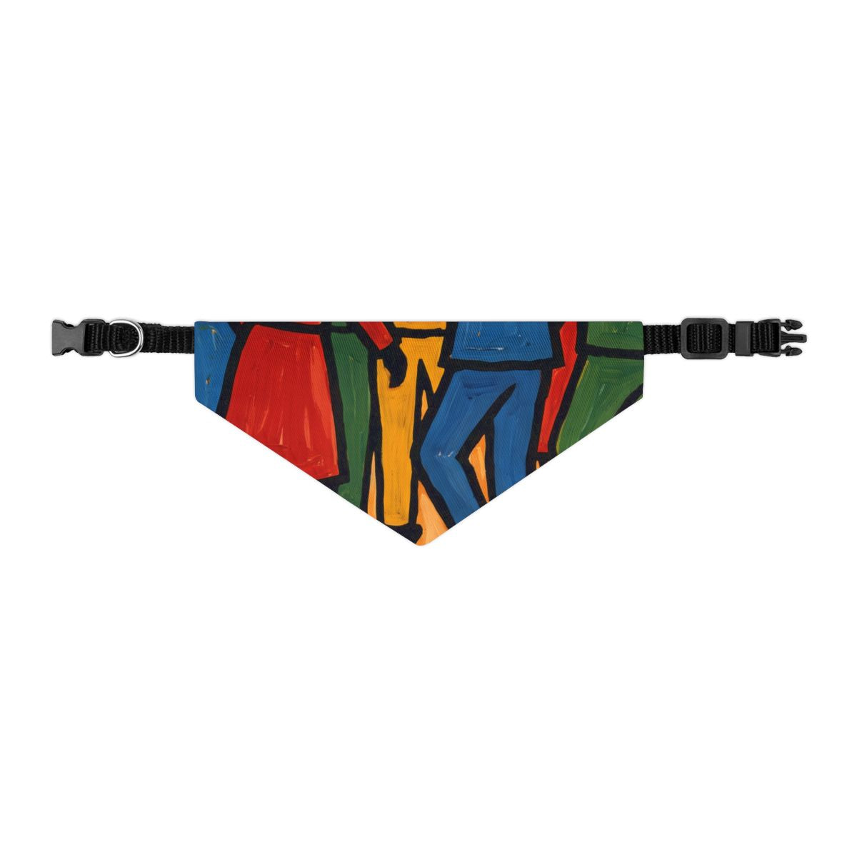 Pet Bandana Collar - Retro Social Club Silhouette Painting...