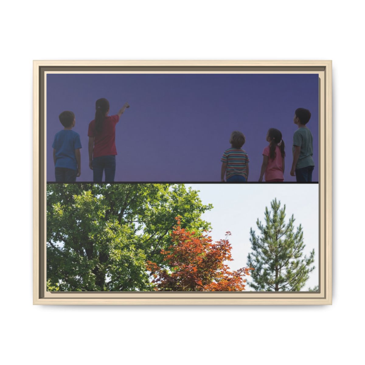 Framed Matte Canvas - Wilderness Gallery — Natural / 1.25"