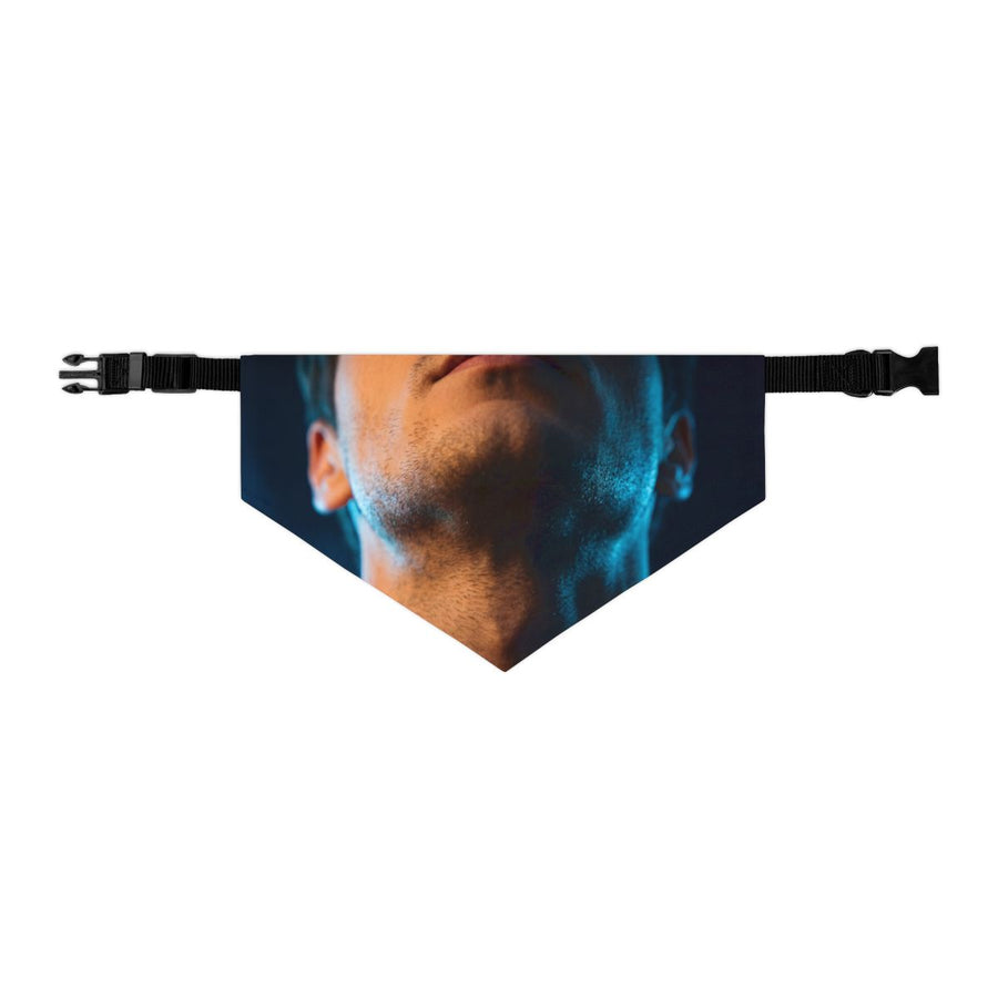 Pet Bandana Collar - Neon Horizon Portrait