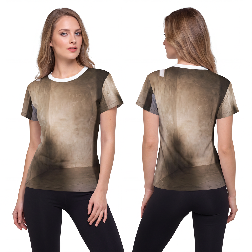 Women's Cut & Sew Tee - Shadows of the Citadel moody... |...