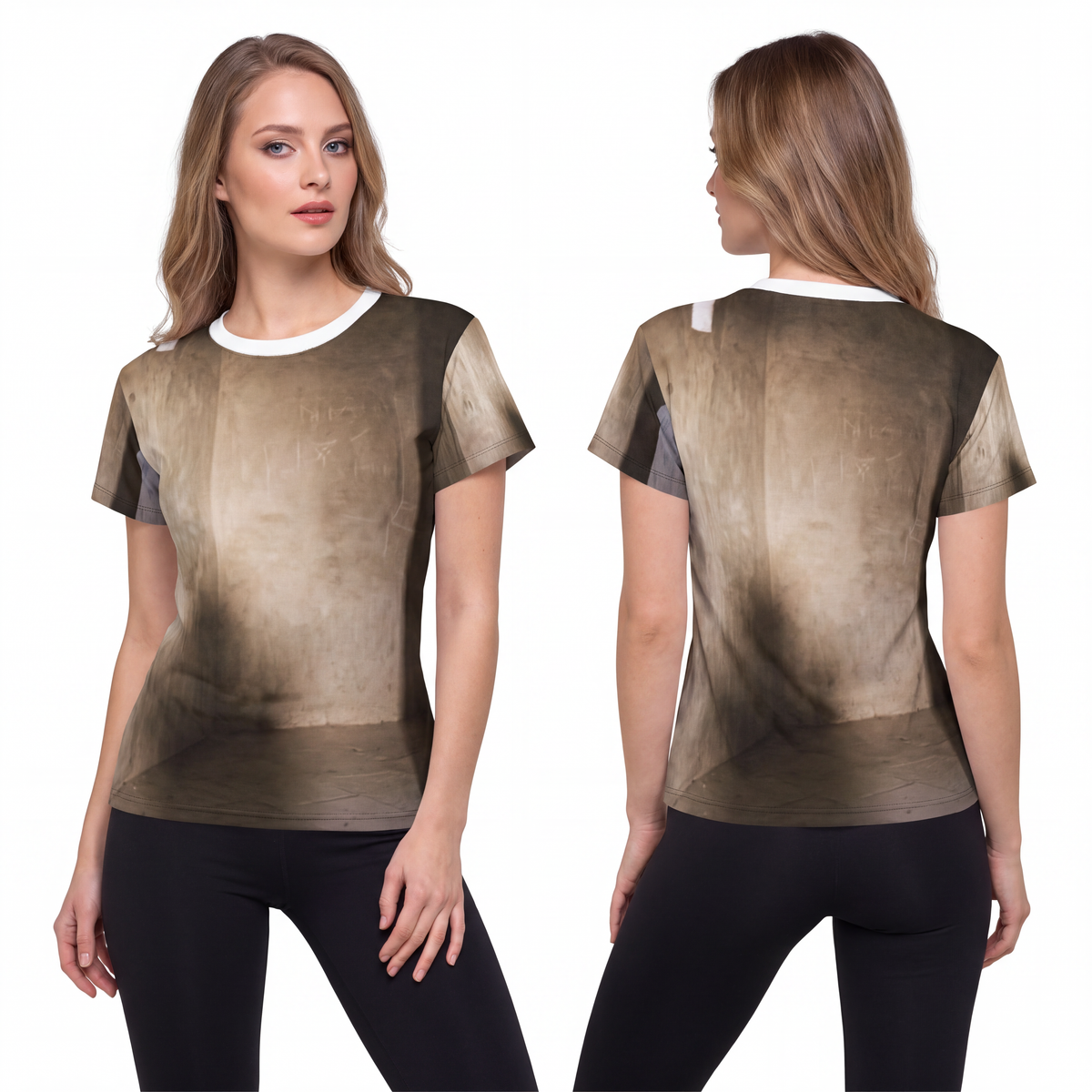 Women's Cut & Sew Tee - Shadows of the Citadel moody... |...