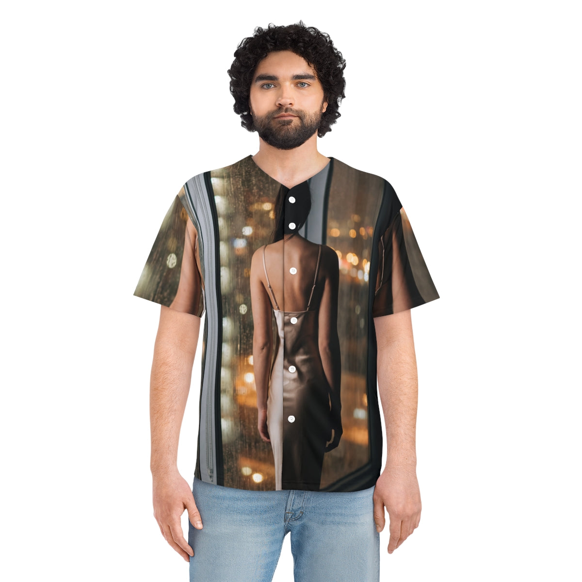 Men's Baseball Jersey - Field Glow Vibe