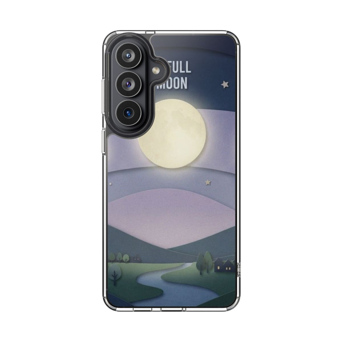 Clear Impact-Resistant Case - Moon | Echovira Gallery