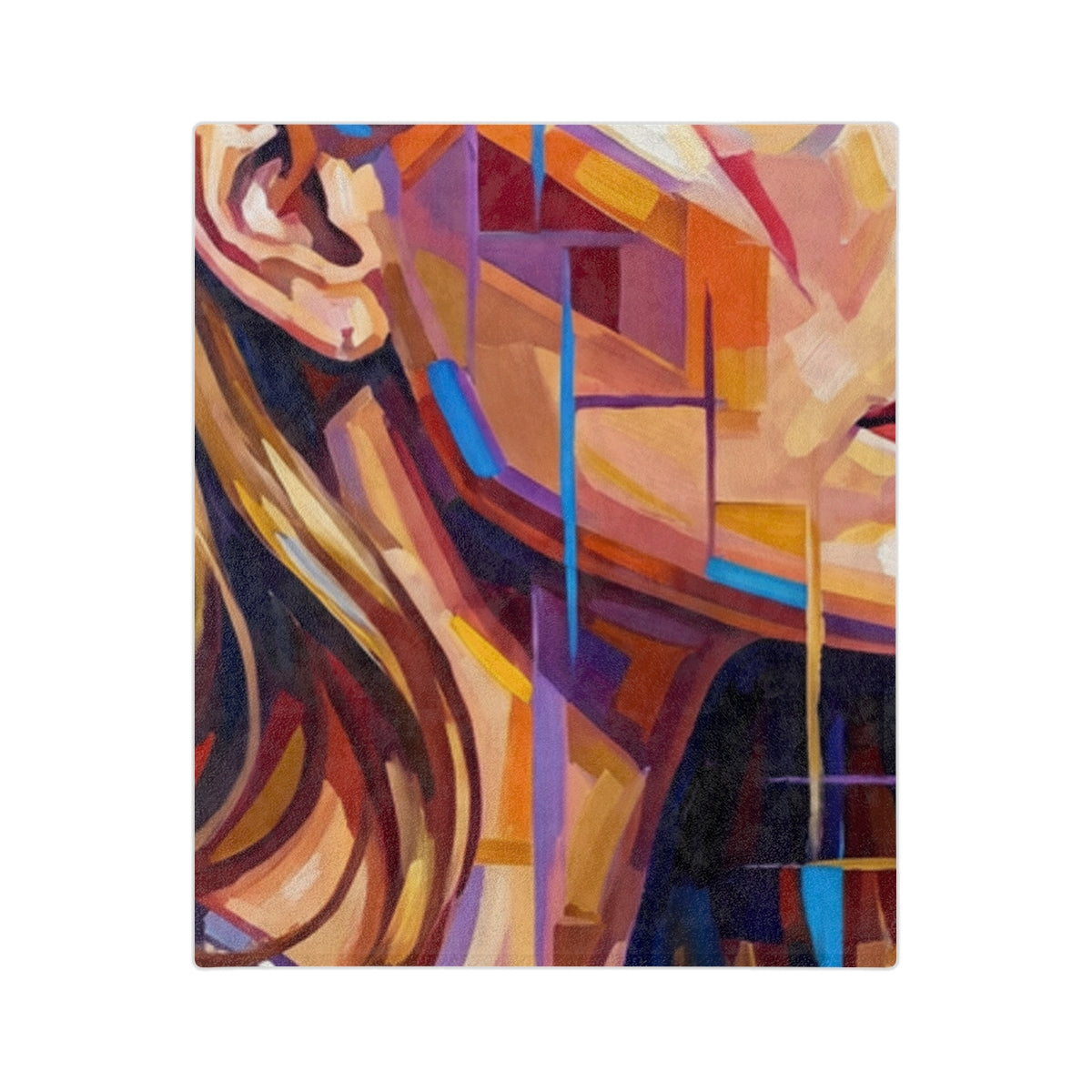 Velveteen Microfiber Blanket - Shattered Elegance | Echovira...
