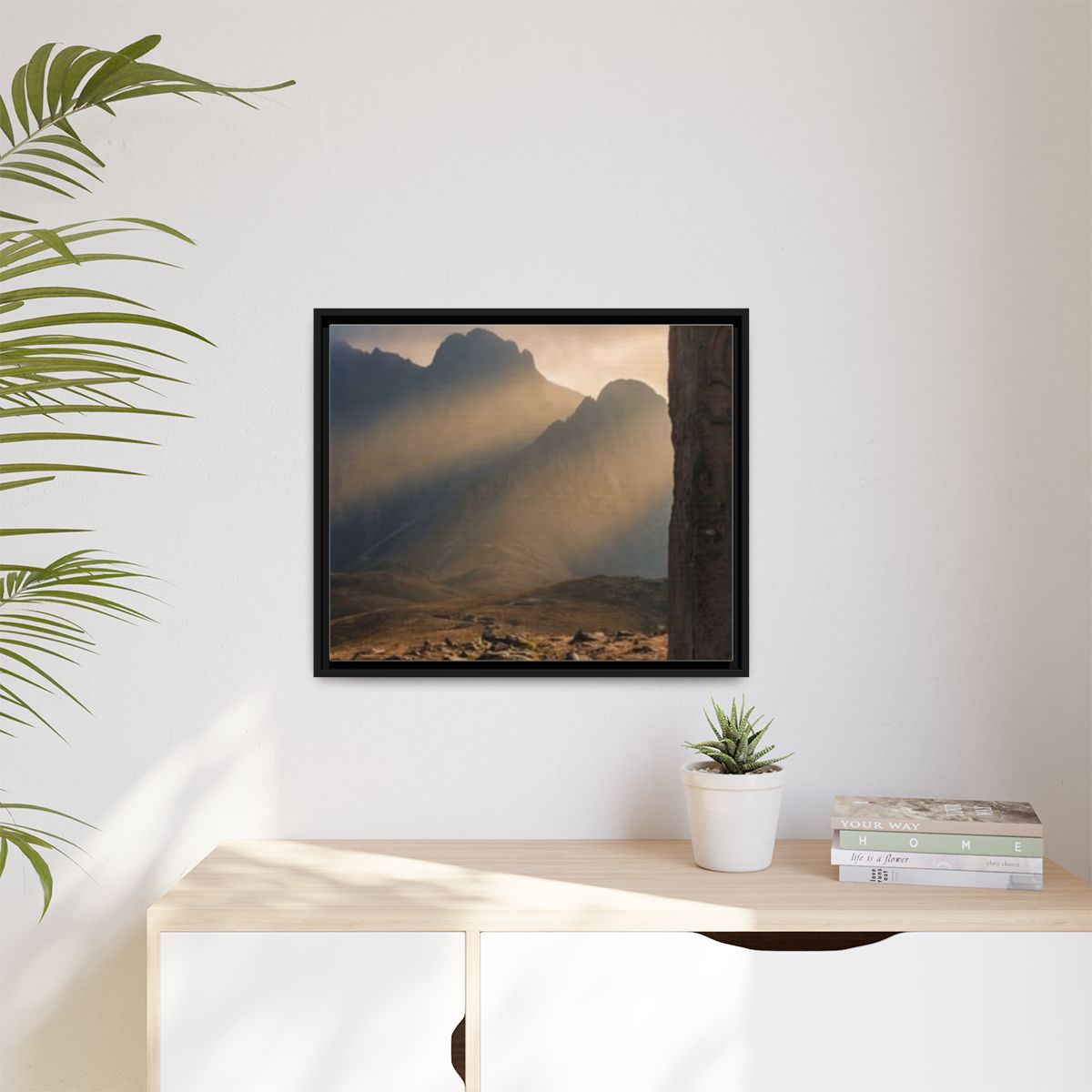 Matte Canvas, Framed - Mystic Monolith Ancient Persian... |...