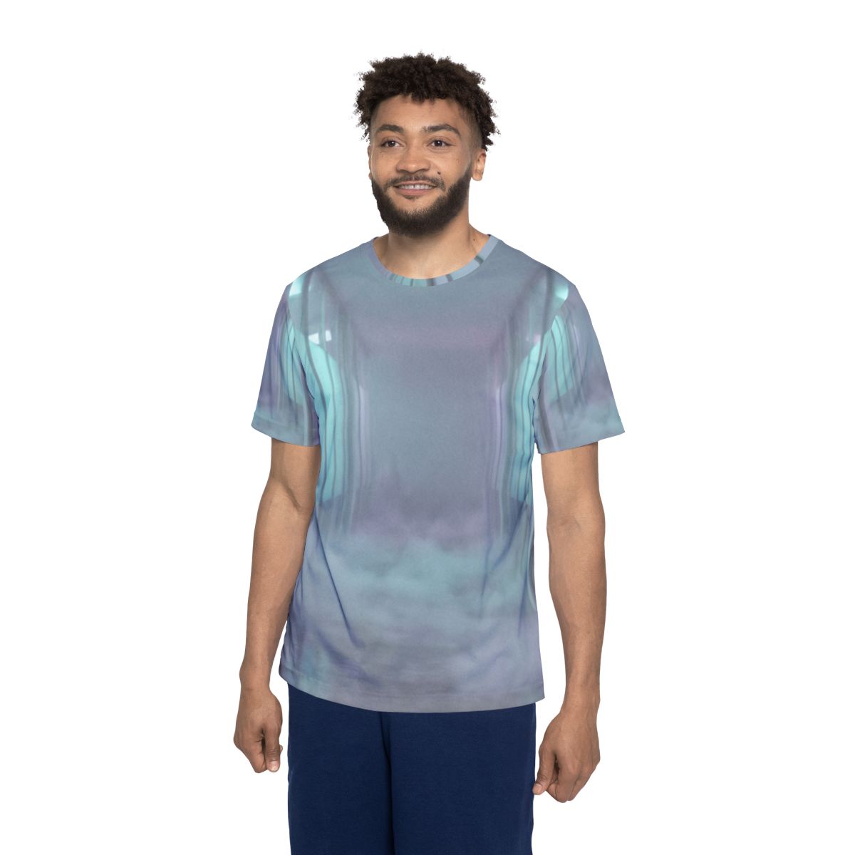 Men's Sports Jersey - Liminal Corridor Fog Art Print |...