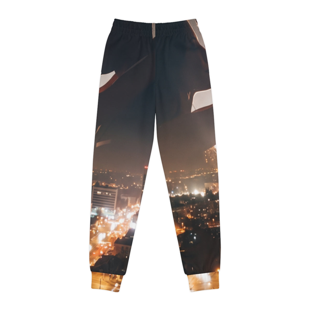 Youth Joggers - City Twilight Lights | Echovira Gallery