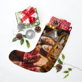 Christmas Stocking - Warm Lantern Harvest Still Life |...