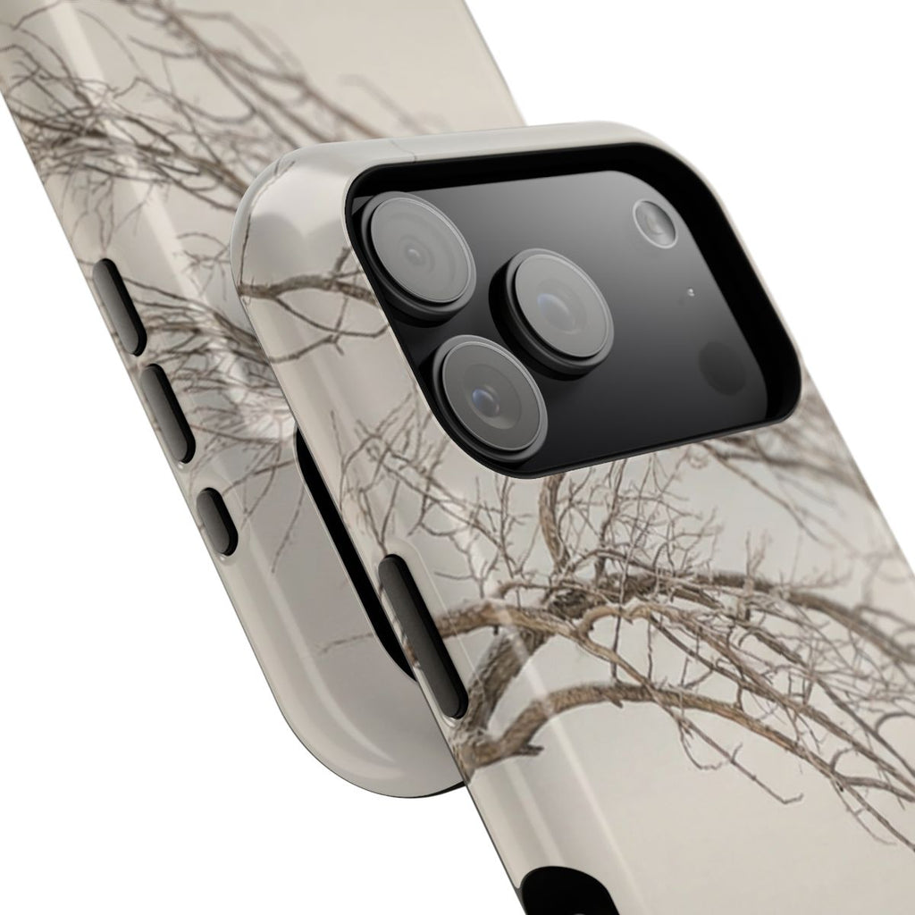 Impact-Resistant Cases - Tough Phone Case - Winter Tree Vibe— sizes part 2/2