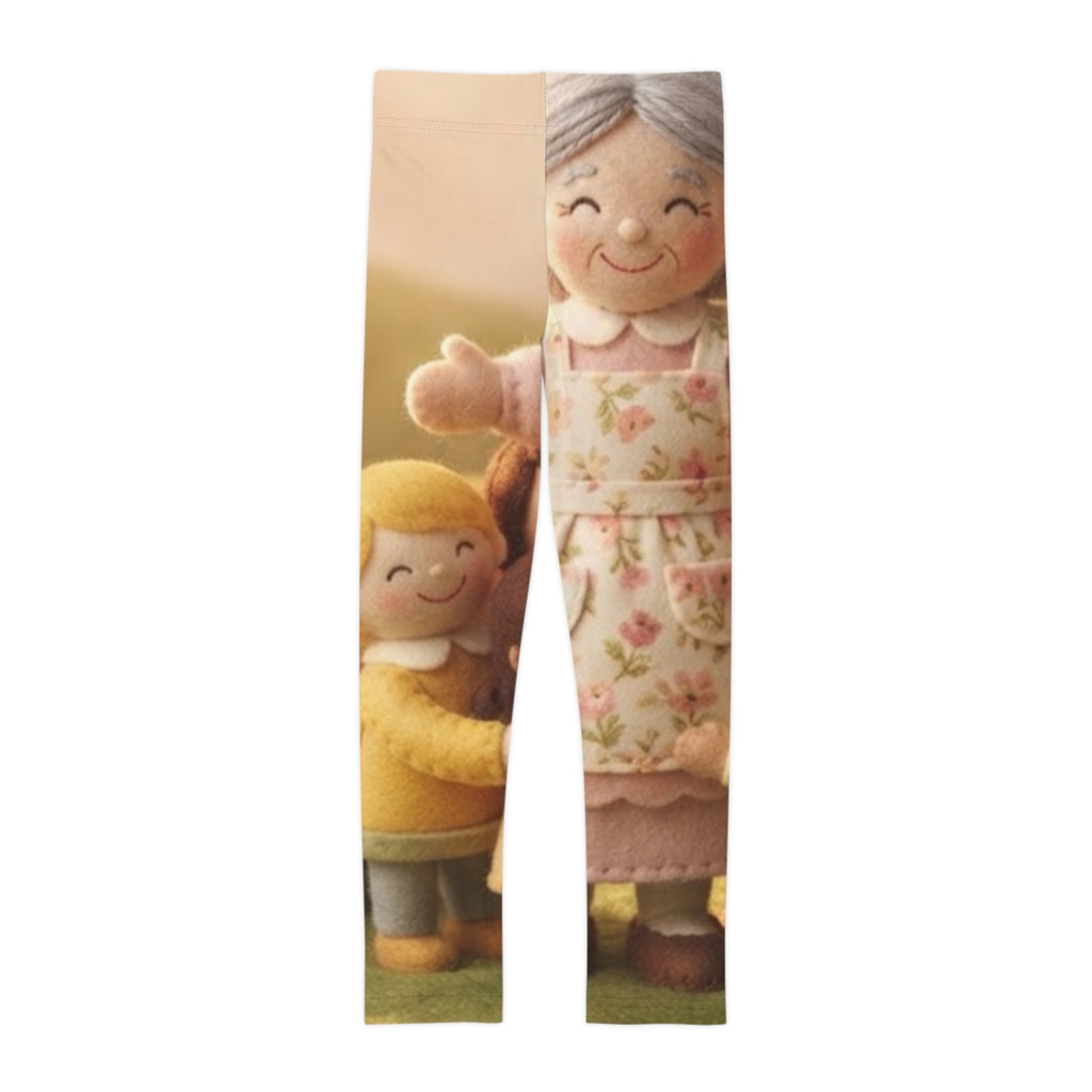 Kids Leggings - Home Sweet Home Felt Art | Echovira Gallery