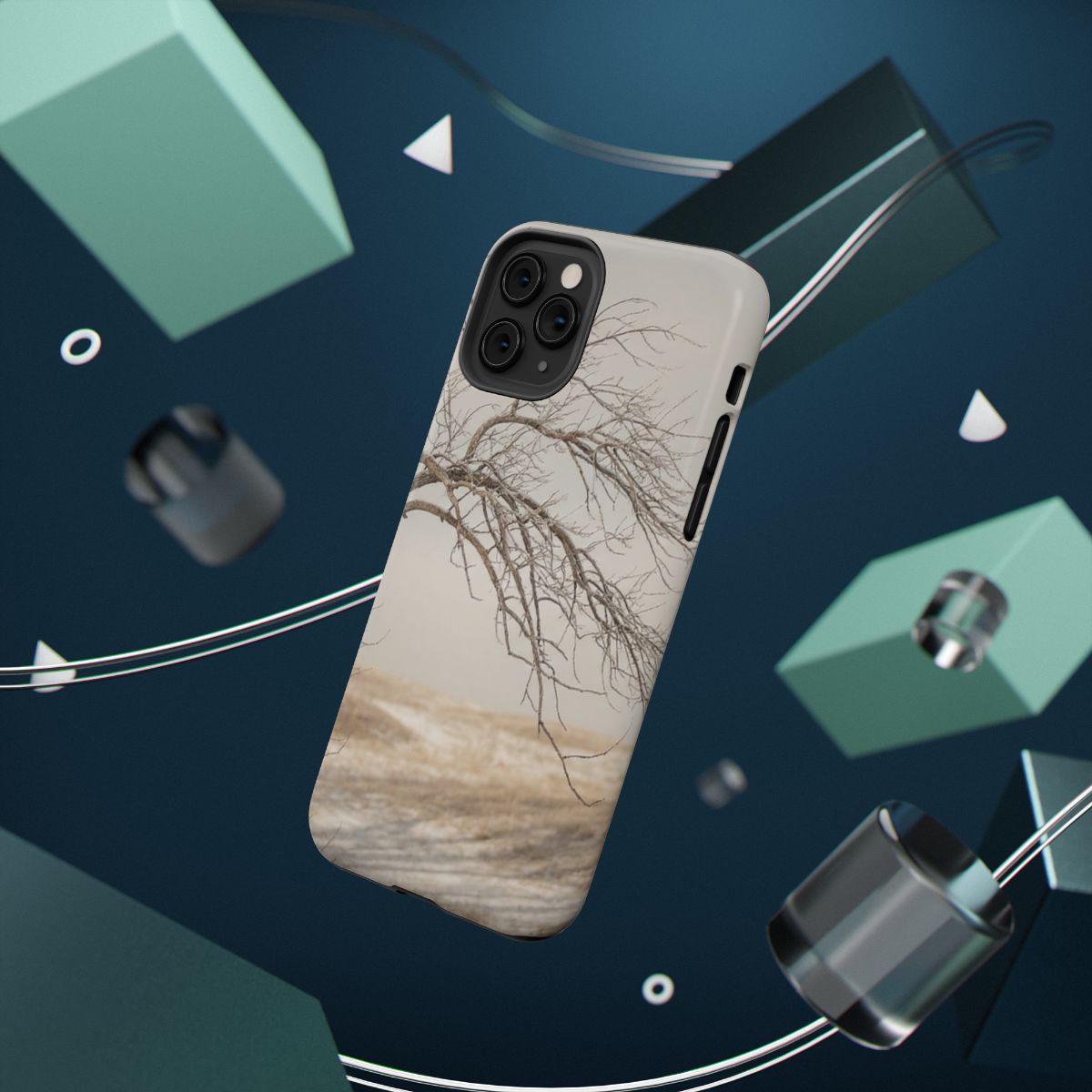 Impact-Resistant Cases - Tough Phone Case - Winter Tree Vibe— sizes part 1/2