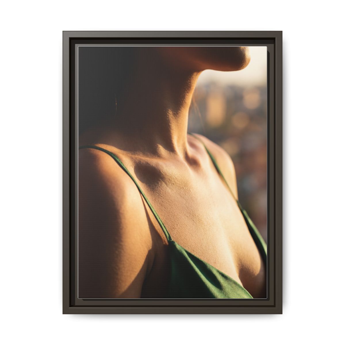 Framed Matte Canvas - Sunlit Muse