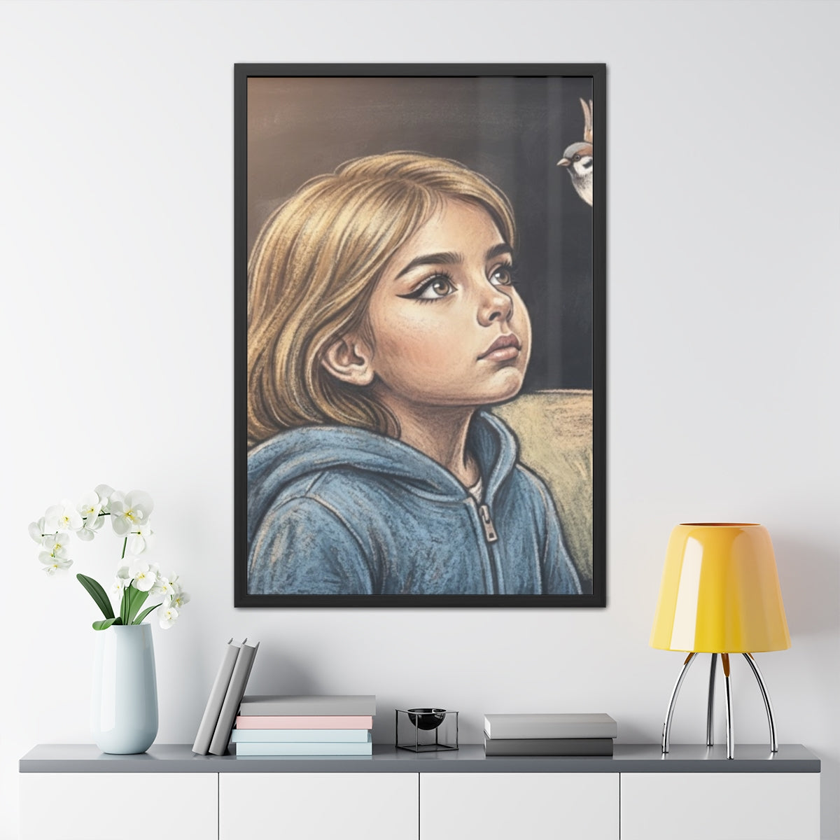 Framed Poster - Little Bird Storybook — Portrait (8×12... |...