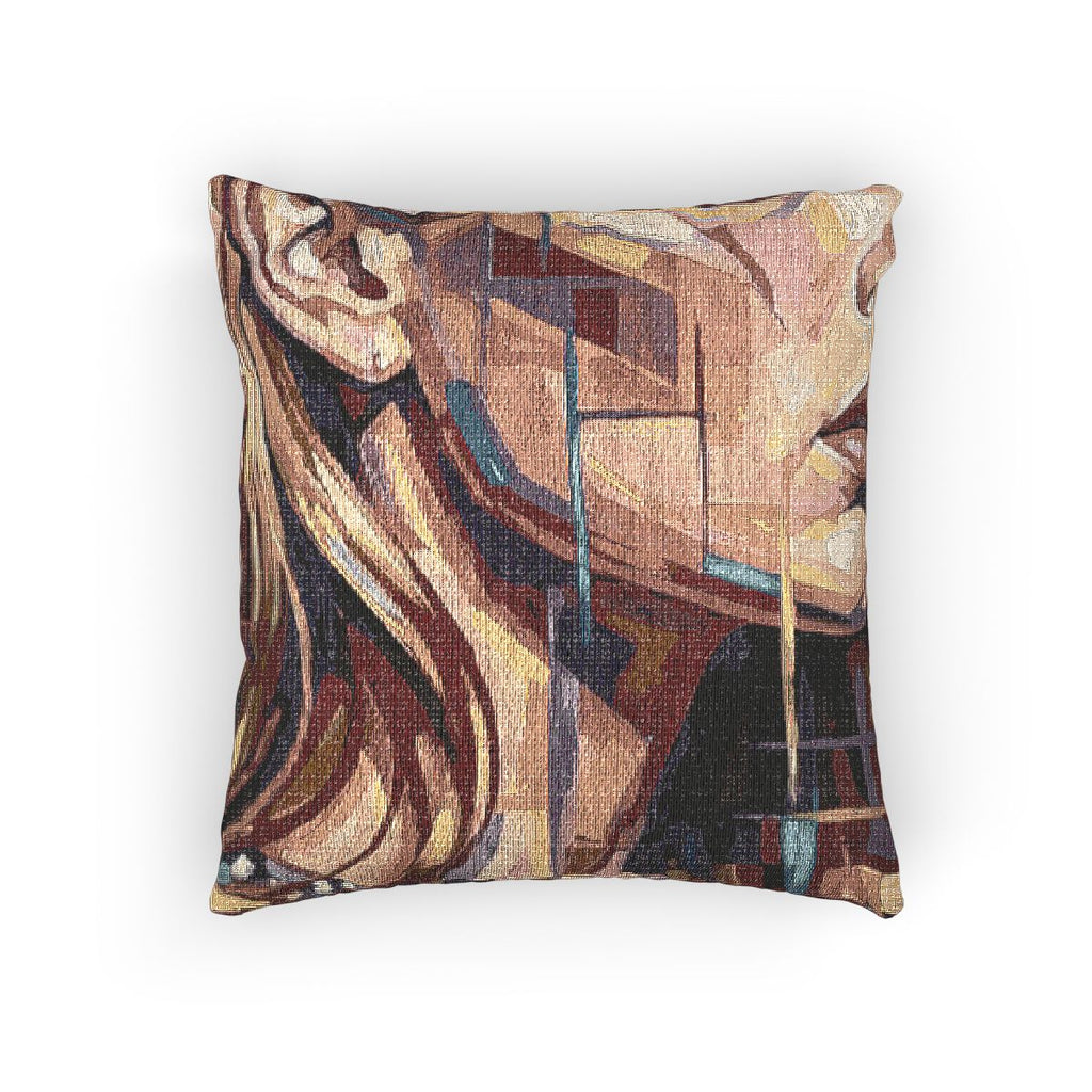 Woven Pillow - Shattered Elegance | Echovira Gallery