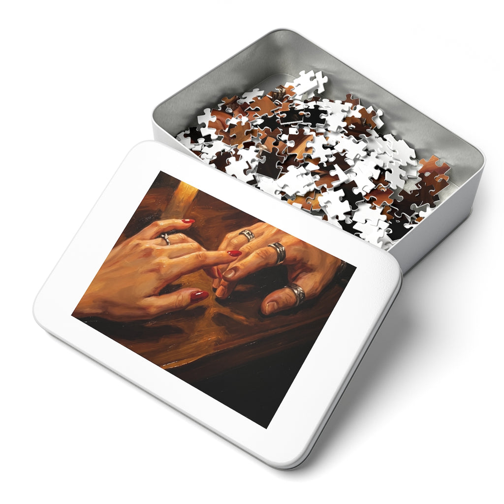 Jigsaw Puzzle with Tin - Candlelit Touch (30, 110, 252, 500...