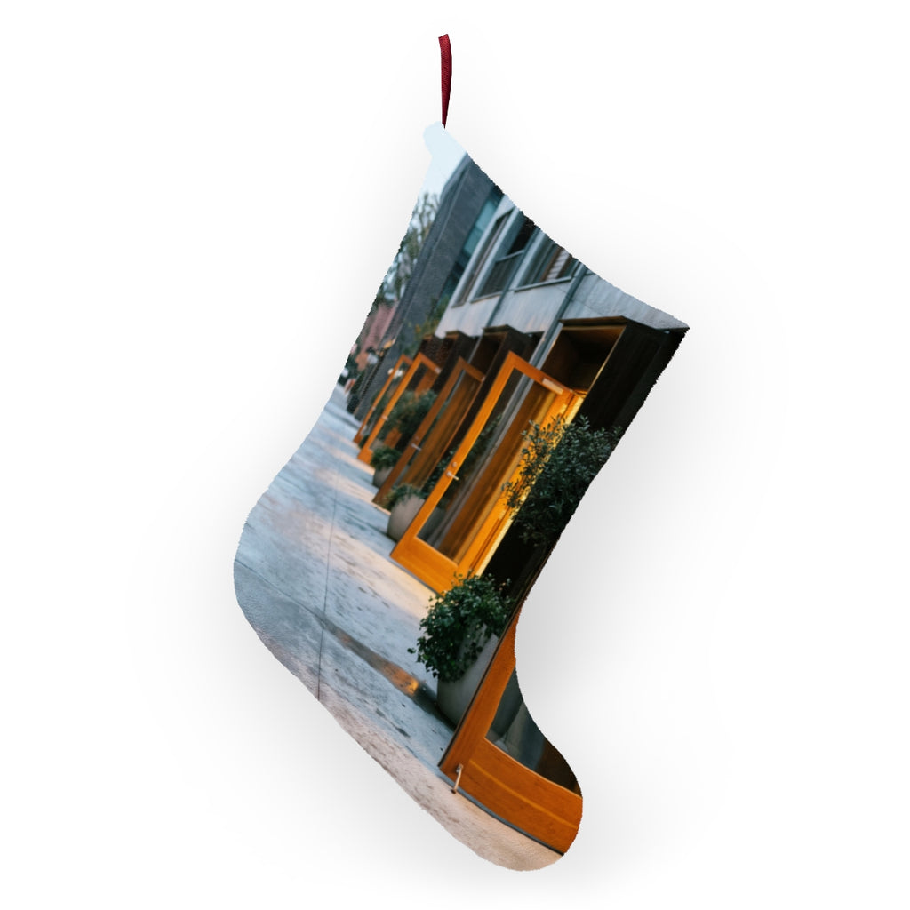 Christmas Stockings - Twilight Courtyard | Echovira Gallery