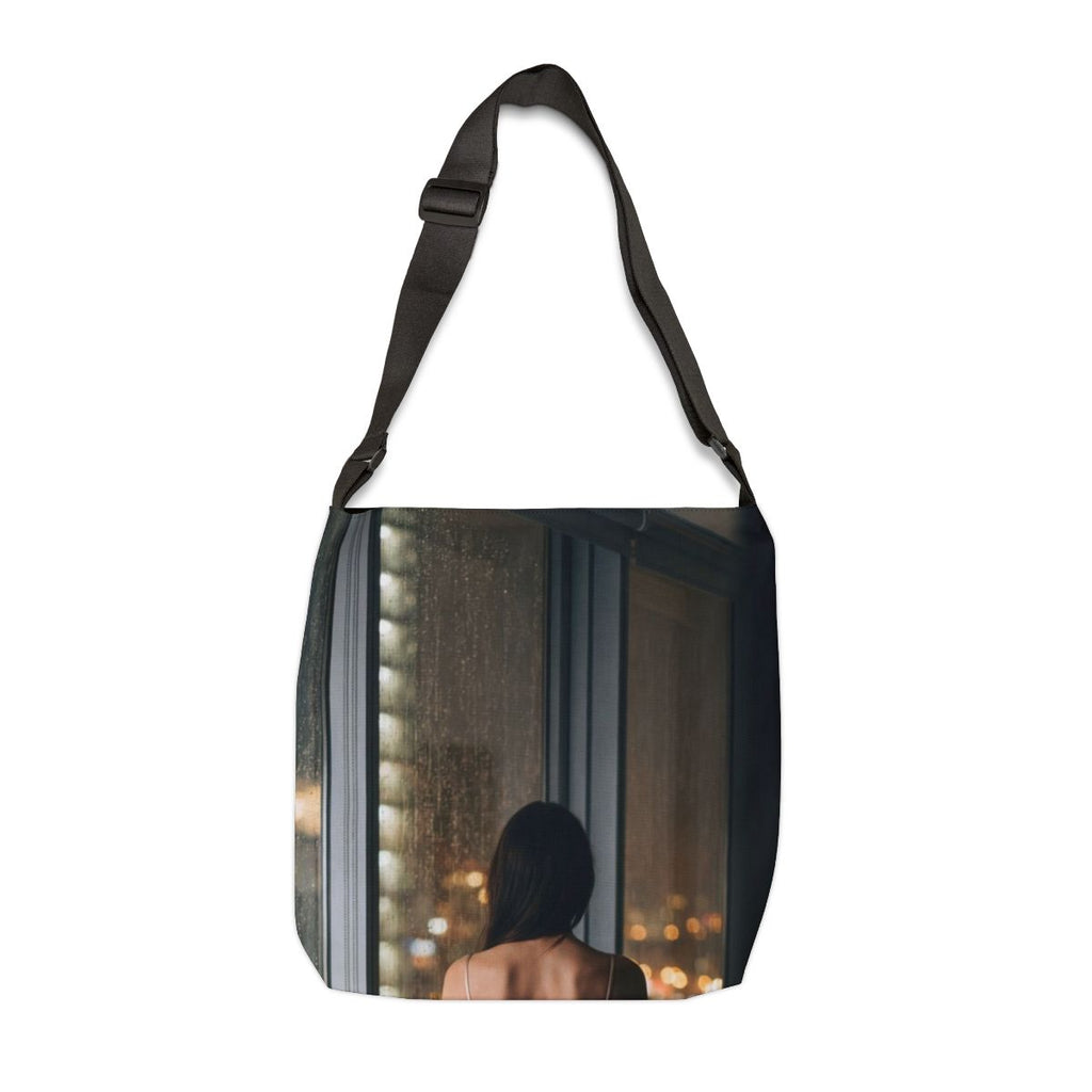 Adjustable Tote Bag - Midnight Reflection | Echovira Gallery