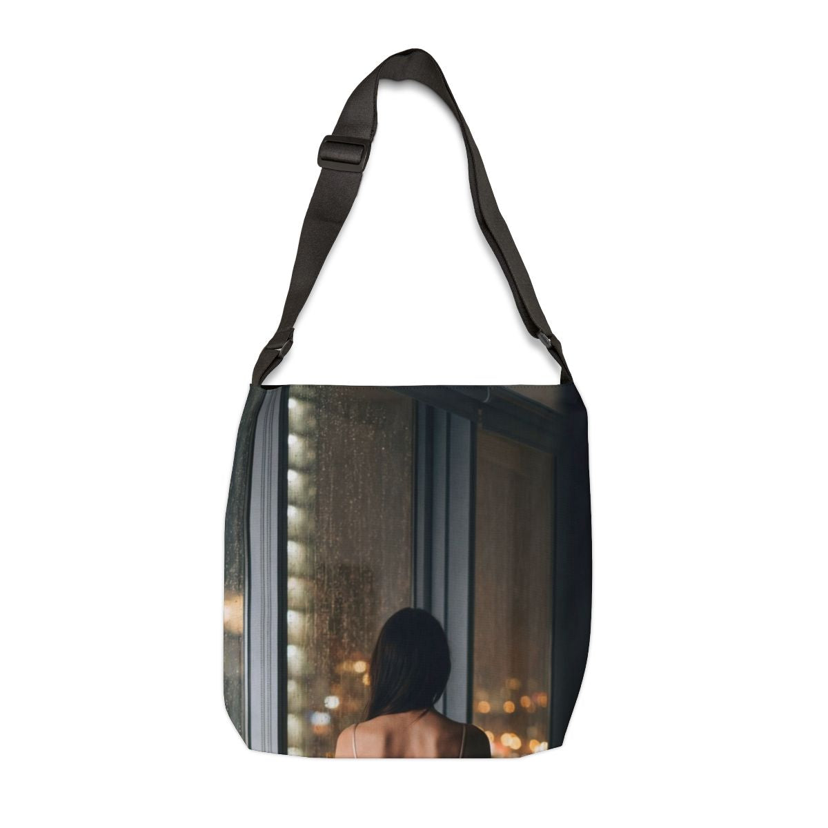 Adjustable Tote Bag - Midnight Reflection | Echovira Gallery