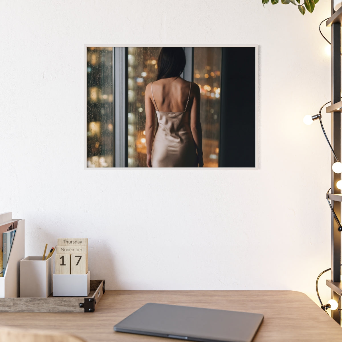 Framed Poster - Cinematic Window View