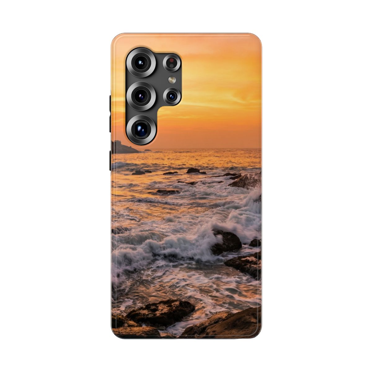 Impact-Resistant Case - Golden Hour Wave | Echovira Gallery