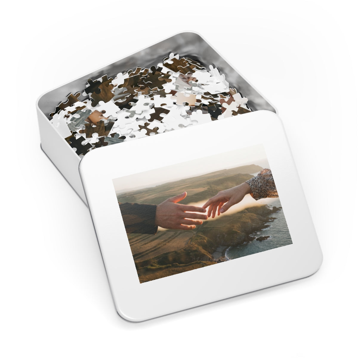 Jigsaw Puzzle with Tin - The Infinite Touch | Ethereal... |...