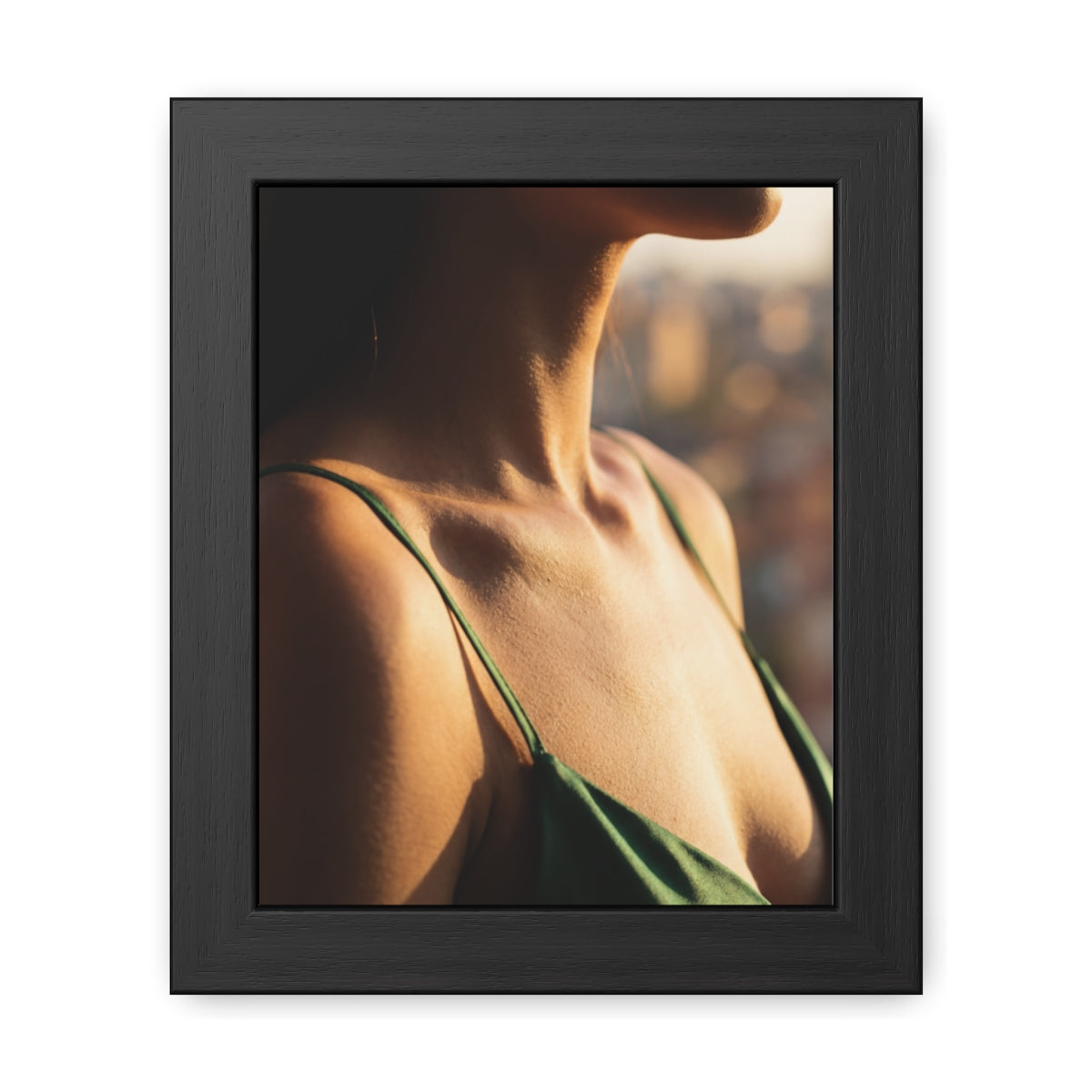 Framed Poster - Sunlit Muse Gallery Art — Portrait