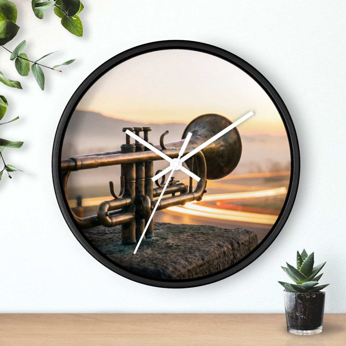 Wall Clock - Sunrise Symphony Timepiece | Echovira Gallery