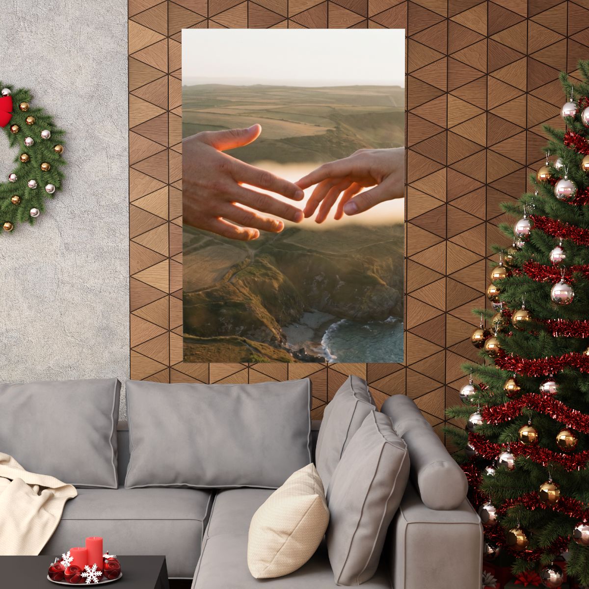 Matte Vertical Posters - The Infinite Touch | Ethereal... |...
