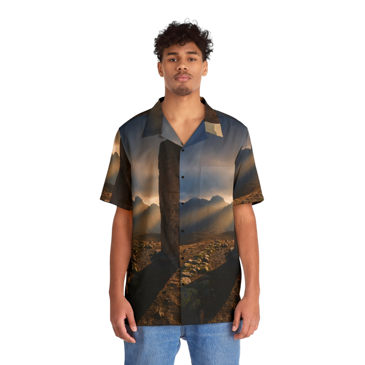 Men's Hawaiian Shirt - Mystic Sun