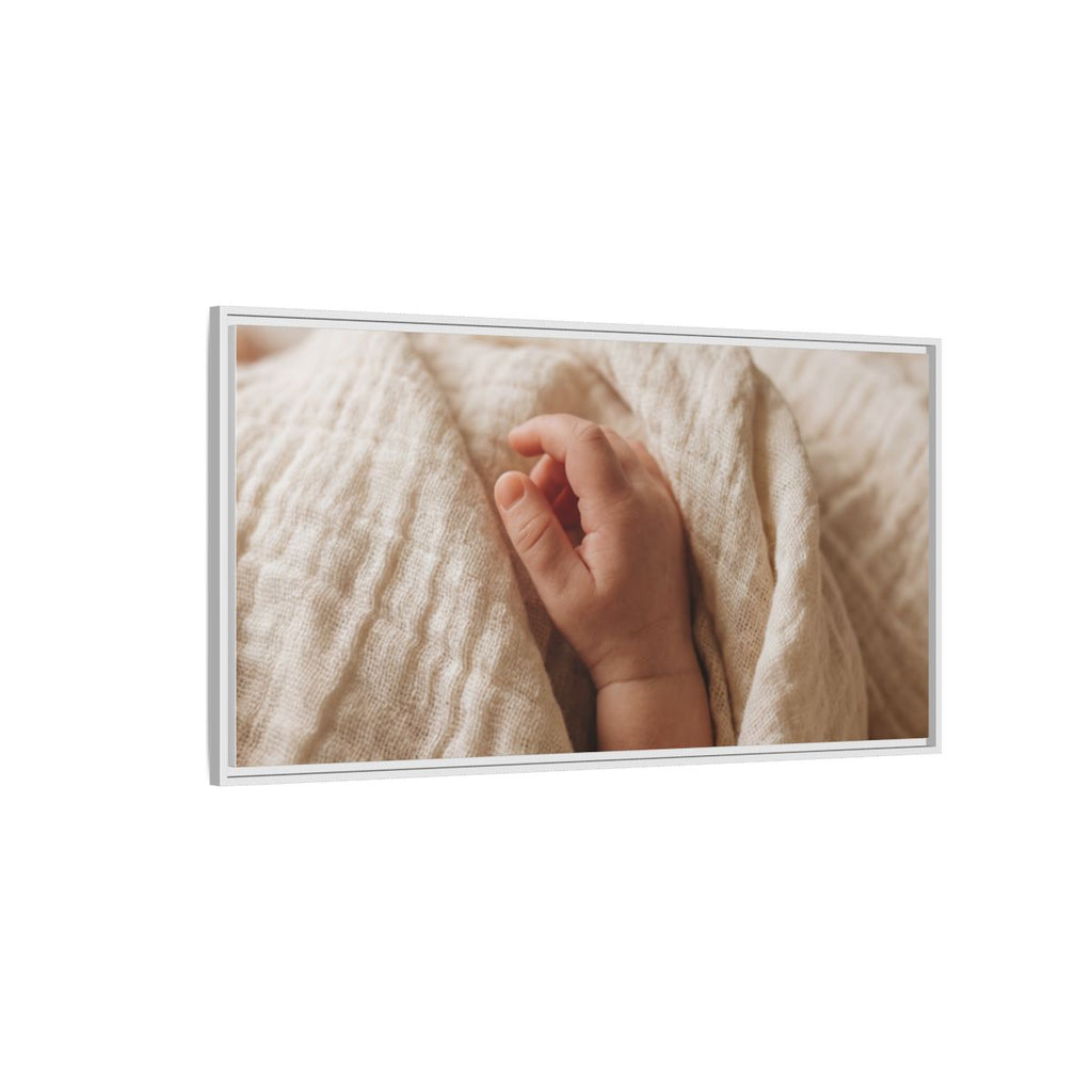 Framed Canvas - Soft Nursery Photography