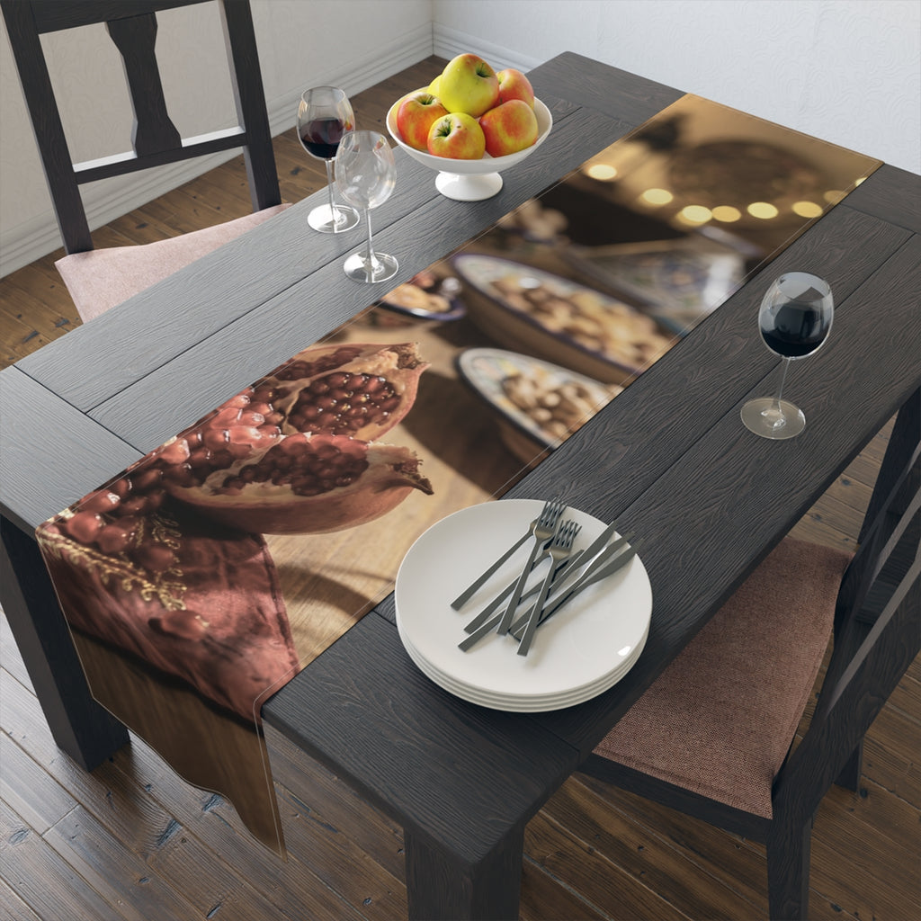 Table Runner - Velvet Night Oasis | Echovira Gallery