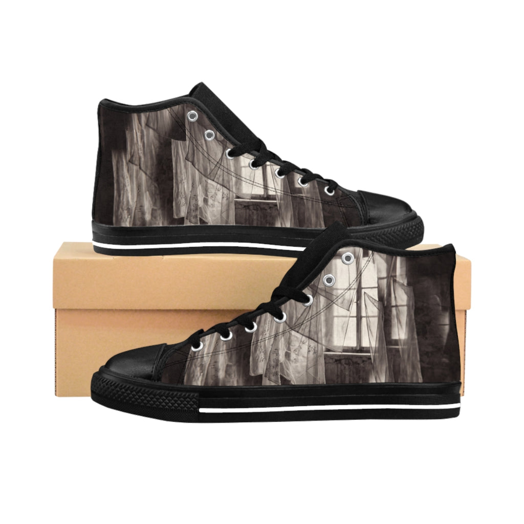 Women's Classic Sneakers - Spectral Veils | Echovira Gallery