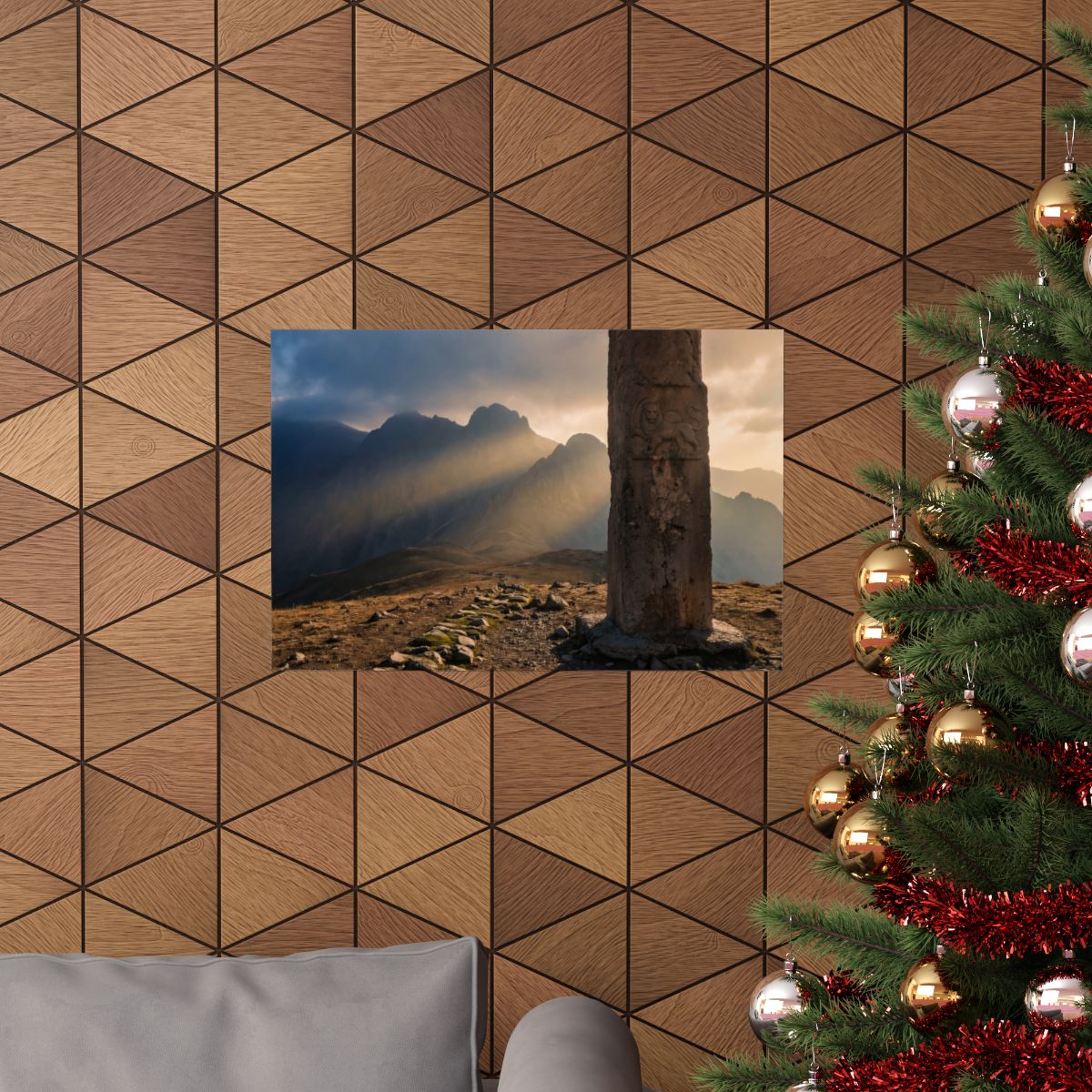 Matte Horizontal Posters - Mystic Monolith Ancient Persian...