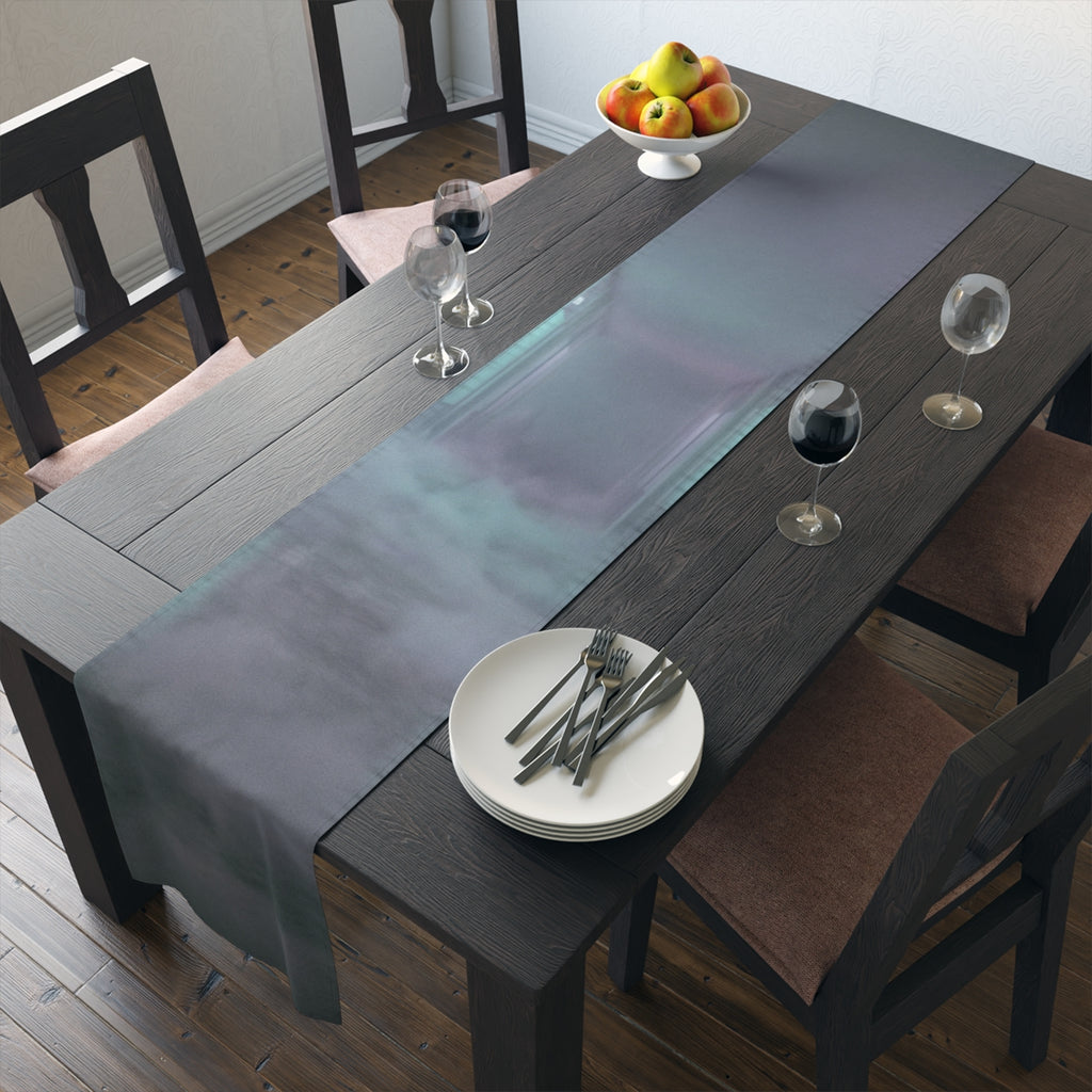 Table Runner - Liminal Fog | Echovira Gallery