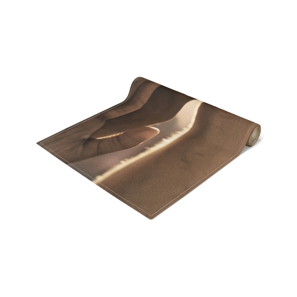 Table Runner - Golden Rays of Unity Wall Art | Echovira...