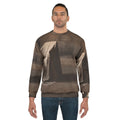 Men's Unisex Sweatshirt - Silent Chamber Shadowed Chair Art...
