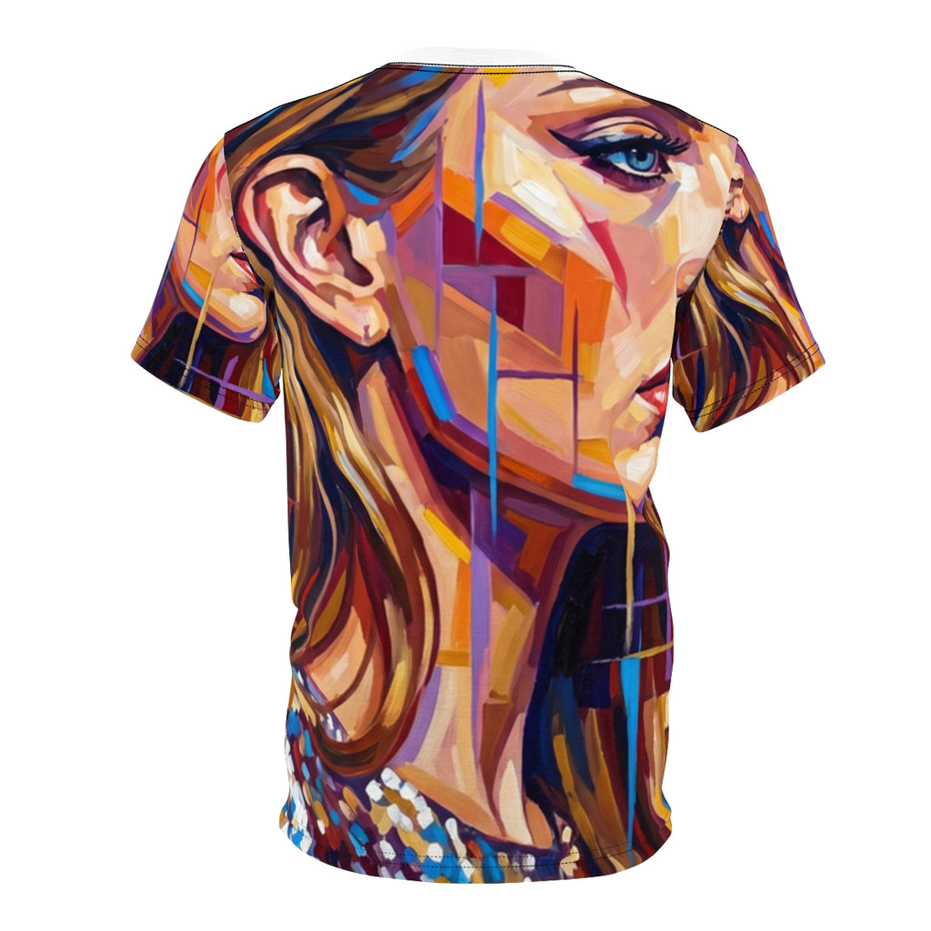 Men's Cut & Sew Tee - Shattered Elegance | Echovira Gallery