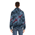 Men's Full-Zip Hoodie - Crimson Tempest Art