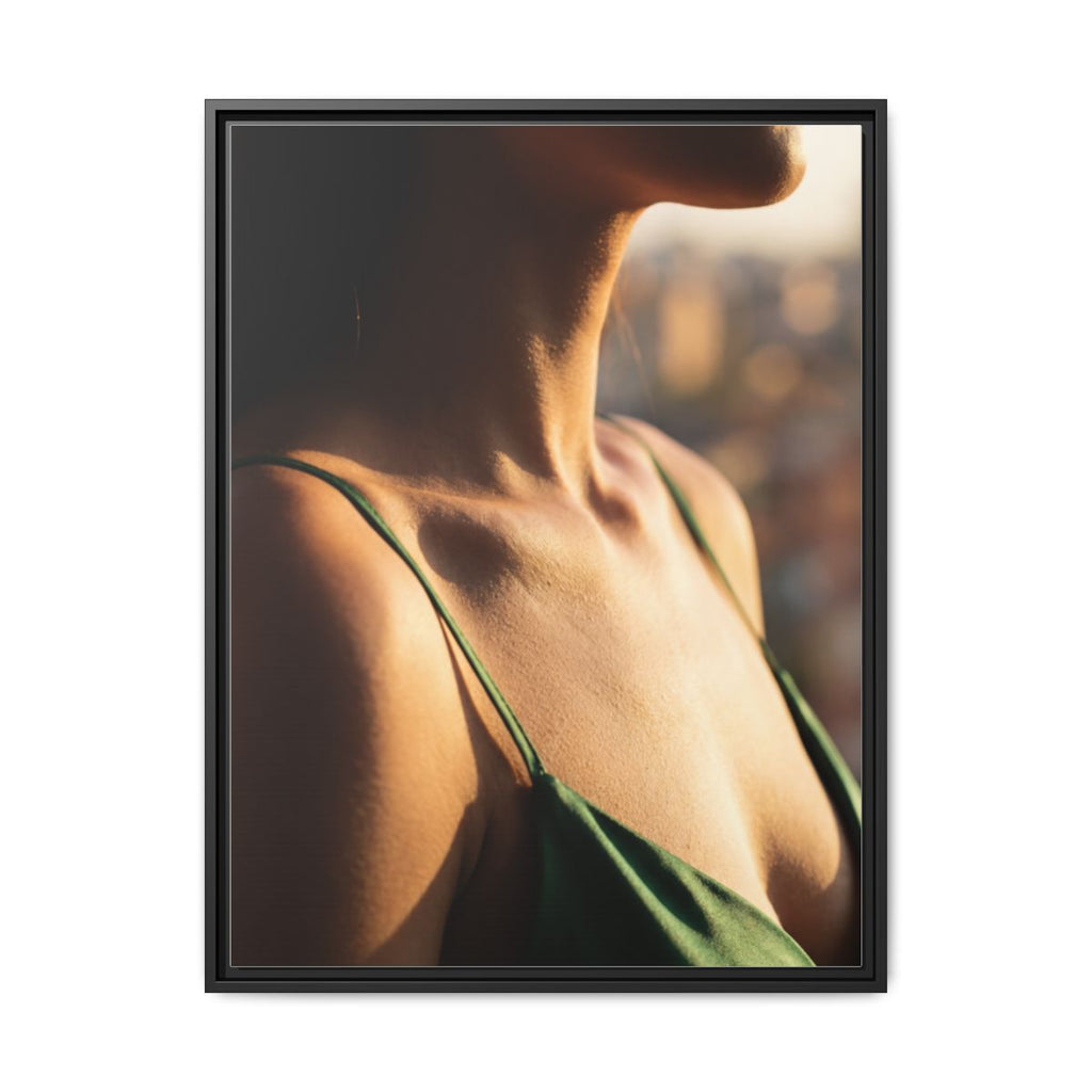 Framed Matte Canvas - Sunlit Muse