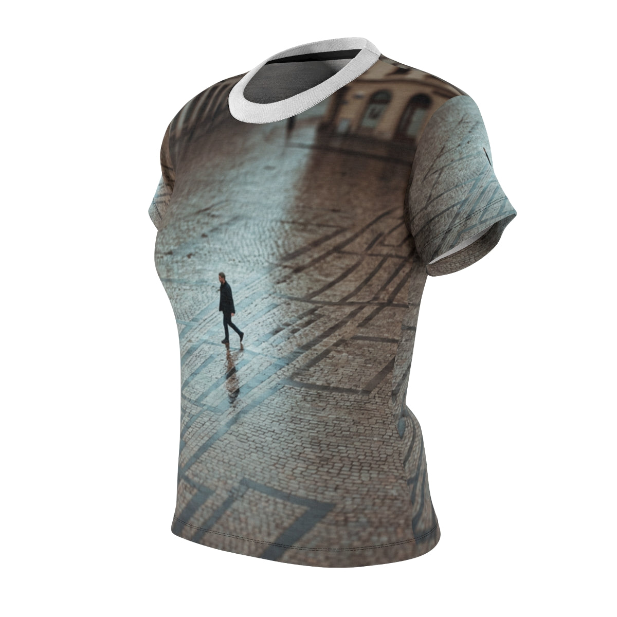 Women's Cut & Sew Tee Rainy Urban Art