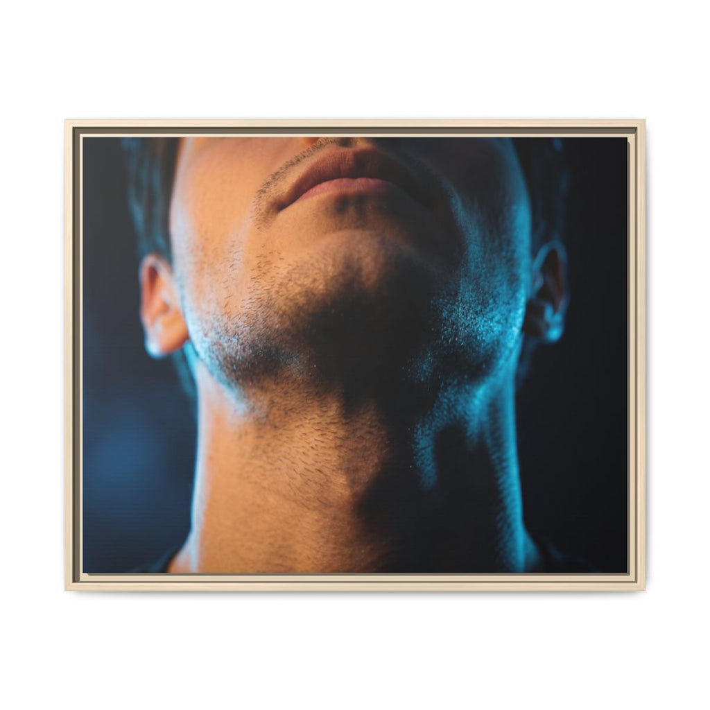 Framed Matte Canvas - Neon Noir