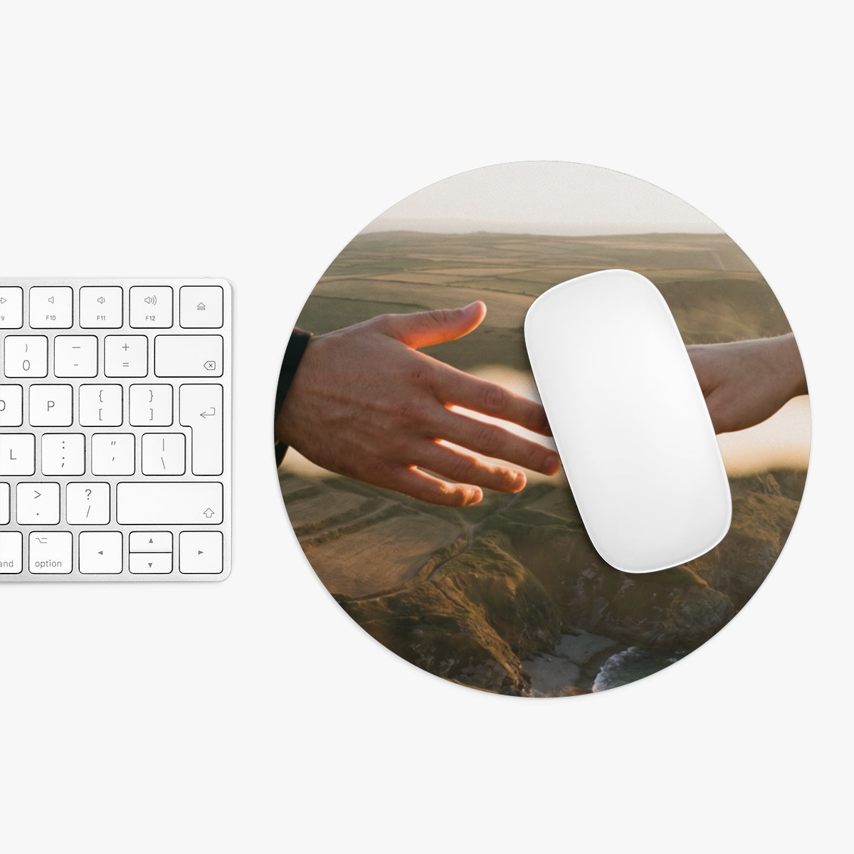 Mouse Pad - The Infinite Touch | Ethereal Coastal Art |...