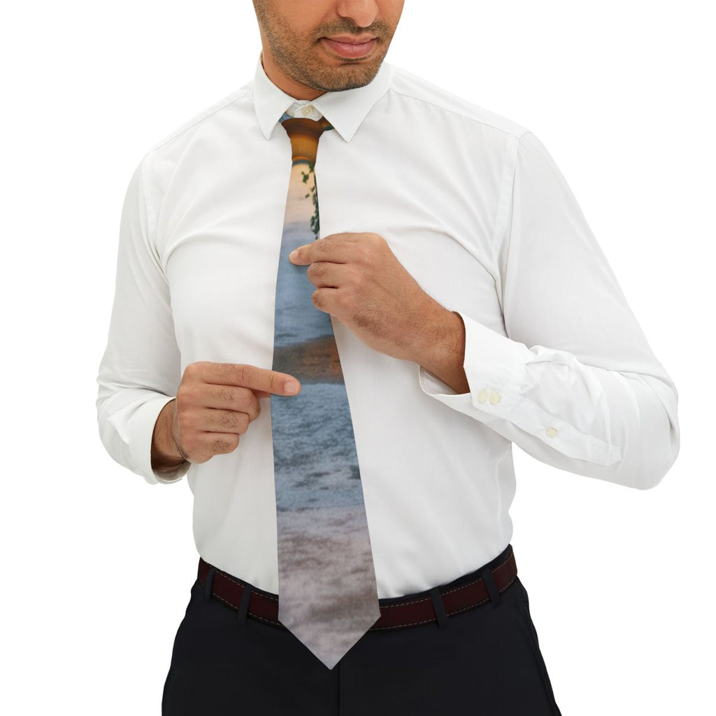 Necktie - Twilight Promenade City Tie | Echovira Gallery