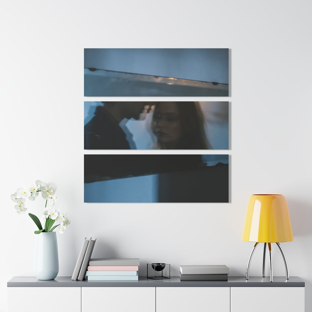 Midnight Reflection Acrylic Prints - Moody Triptych |...