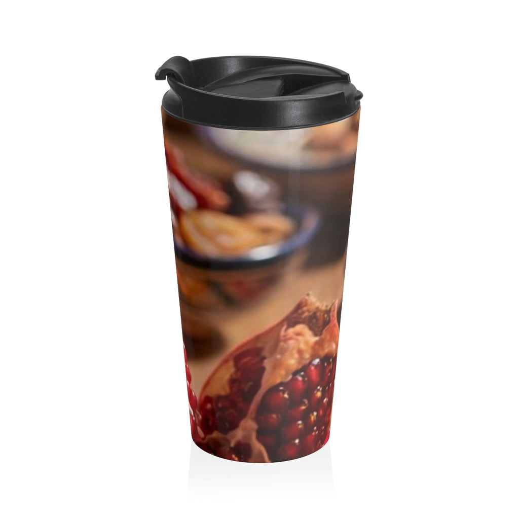 Stainless Steel Travel Mug - Lantern Glow | Echovira Gallery